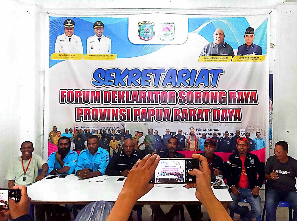 Forum Deklarator Sorong Raya: Tim Sukses Pilkada Datang dan Pergi, Perjuangan Tim Pemekaran Abadi!