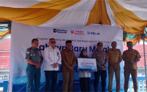 Pemkot Tual Bersinergi bersama PELNI Dukung Penerangan Jalan